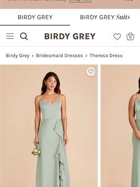 birdy grey jesse dress Berry Bridesmaid Dress Chiffon Size Small